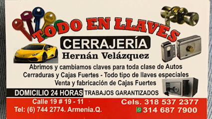 cerrajero 24 horas Armenia